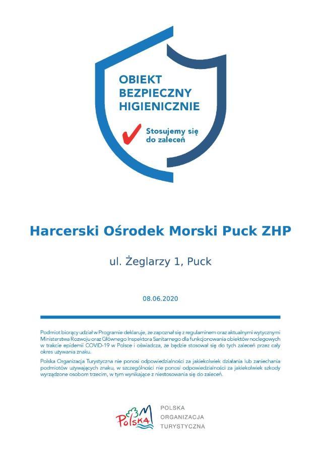 Dom Zeglarza Leilighet Puck Eksteriør bilde